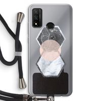 Creatieve toets: Huawei P Smart (2020) Transparant Hoesje met koord