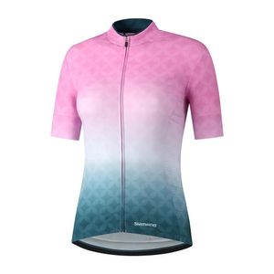 Fietsshirt - Shimano Wielershirt Sumire - L - Dames - Roze