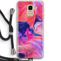 Earth And Ocean: Samsung Galaxy J6 (2018) Transparant Hoesje met koord