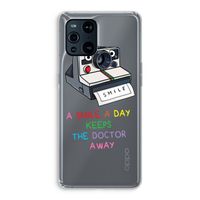 Smile: Oppo Find X3 Transparant Hoesje