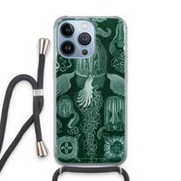 Haeckel Cubomedusae: iPhone 13 Pro Transparant Hoesje met koord