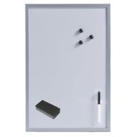 Zeller Magnetisch whiteboard - memobord - 40 x 60 cm - Met Wisser en stift