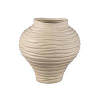 Mickie Ronde Vaas Beige L