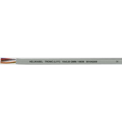 HELU 18002-1000 Datakabel LiYY 3 x 0.14 mm² Grijs 1000 m