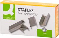 Q-CONNECT nietjes 24-6, verzinkt doosje van 1000 stuks