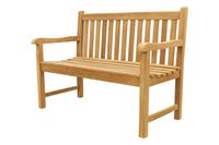 Teak houten tuinbank Bison - 120 cm. Teak houten tuinbank Bison - 120 cm.