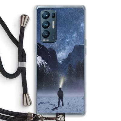 Wanderlust: Oppo Find X3 Neo Transparant Hoesje met koord