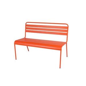 MaximaVida metalen tuinbank Max 120 cm oranje