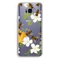 No flowers without bees: Samsung Galaxy S8 Plus Transparant Hoesje