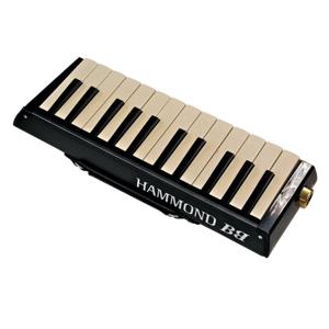 Hammond Bas Melodion PRO-24B mond-orgel 24H met 2 microfoons