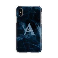 Midnight Marble: iPhone Xs Volledig Geprint Hoesje