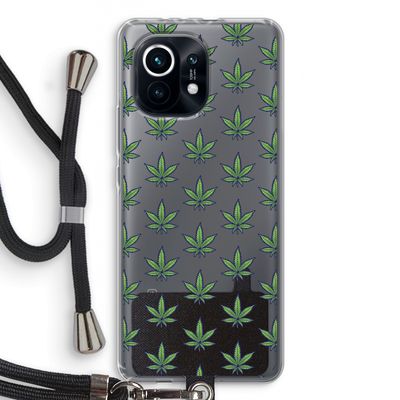 Weed: Xiaomi Mi 11 Transparant Hoesje met koord