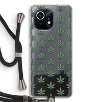 Weed: Xiaomi Mi 11 Transparant Hoesje met koord