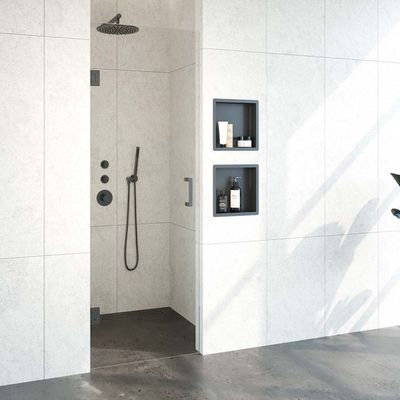 Nisdeur Compleet Just Creating Profielloos 70x200 cm Gunmetal Sanitop