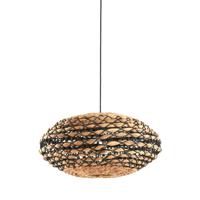 Light & Living - Hanglamp TRIPOLI - Ø50x23.5cm - Zwart