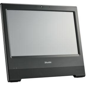 Shuttle All-In-One Barebone X50V9, 15,6" Single-Touch-Screen (resistief), Celeron 7305U, Wifi, IP54, ventilatorloos , 24/7 permanent gebruik