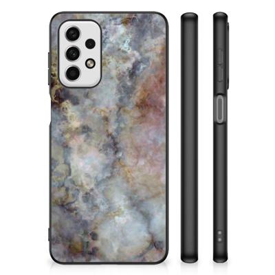 Samsung Galaxy A23 Marmeren Print Telefoonhoesje Marmer Grijs