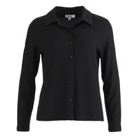 Enjoy - Zwart Blouse lange mouw - Maat XXL