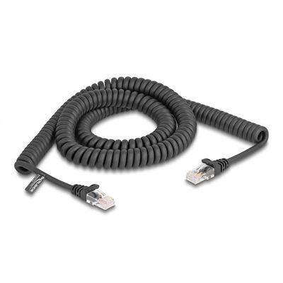 DeLOCK RJ-45 Spiraalkabel male to male Cat.5e