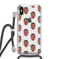 Kanye Call Me?: iPhone X Transparant Hoesje met koord
