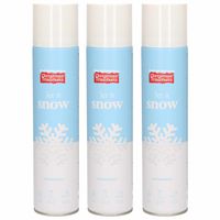 3x Sneeuwspray/spuitsneeuw bussen 300 ml 3x Sneeuwspray/spuitsneeuw bussen 300 ml