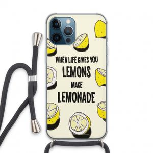 Lemonade: iPhone 13 Pro Max Transparant Hoesje met koord