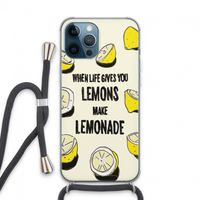 Lemonade: iPhone 13 Pro Max Transparant Hoesje met koord