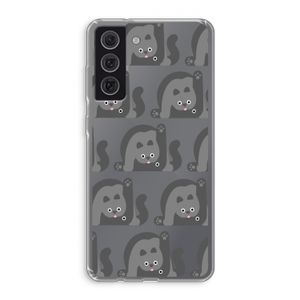 Cats: Samsung Galaxy S21 FE Transparant Hoesje