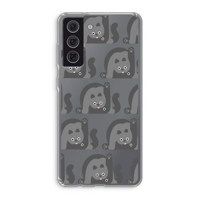 Cats: Samsung Galaxy S21 FE Transparant Hoesje
