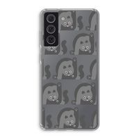 Cats: Samsung Galaxy S21 FE Transparant Hoesje