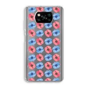 Klaproosjes: Xiaomi Poco X3 NFC Transparant Hoesje