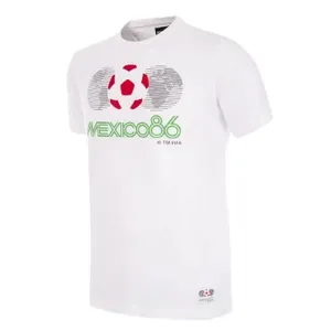 COPA Football - Mexico World Cup 1986 Logo T-Shirt - Wit