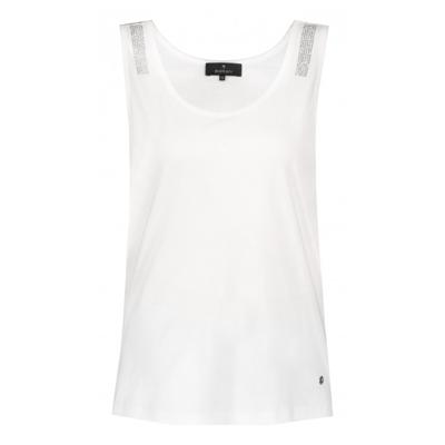 Monari - Wit | unisex | Top | Wit | 46 | regular | Kamst mode