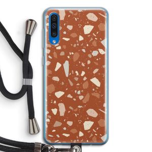 Terrazzo N°22: Samsung Galaxy A50 Transparant Hoesje met koord