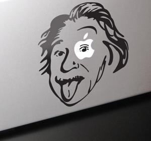 Sticker laptop einstein APPLE