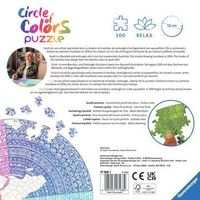 Ravensburger Puzzel 500 stukjes Round puzzle - Circle of colors - Mandala - thumbnail