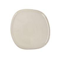 Eetbord Bidasoa Ikonic Wit Keramisch 26,5 x 25,7 x 1,5 cm (4 Stuks) (Pack 4x)
