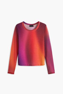 Gecombineerd T-shirt met lange mouwen - RED - M