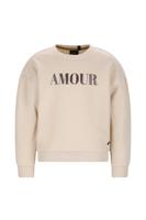 Like Flo winter sweater meisjes - beige - Danee - print