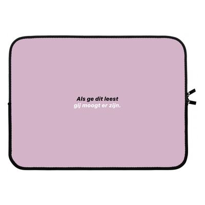 gij moogt er zijn: Laptop sleeve 15 inch