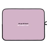 gij moogt er zijn: Laptop sleeve 15 inch