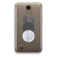Marmeren cirkels: LG K10 (2017) Transparant Hoesje