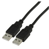 Valueline CABLE-140HS USB-kabel 1,8 m 2.0 USB A Zwart - thumbnail