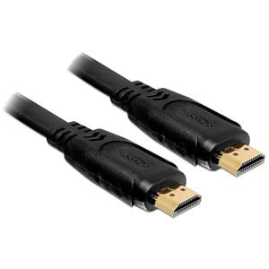 Delock 82670 HDMI-kabel HDMI Aansluitkabel HDMI-A-stekker, HDMI-A-stekker 2.00 m Zwart 4K UHD