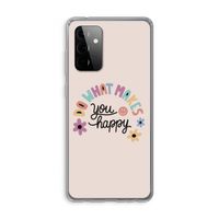 Happy days: Samsung Galaxy A72 Transparant Hoesje