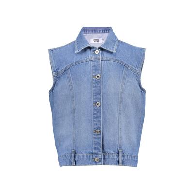 Frankie & Liberty Zomer bodywarmer meisjes - jeans blauw - Rimona