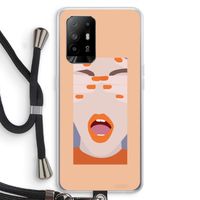 Surprise: Oppo A94 5G Transparant Hoesje met koord