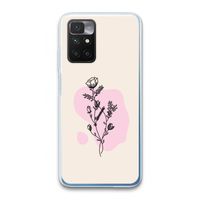 Roses are red: Xiaomi Redmi 10 Transparant Hoesje