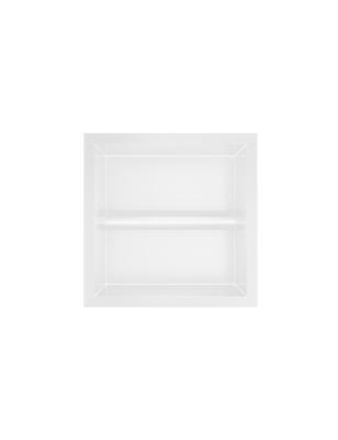 Hotbath &MORE Inbouw nis & borstelgarnituur 90x16x12,6cm Mat Wit