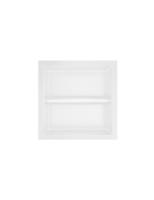 Hotbath &MORE Inbouw nis & borstelgarnituur 90x16x12,6cm Mat Wit